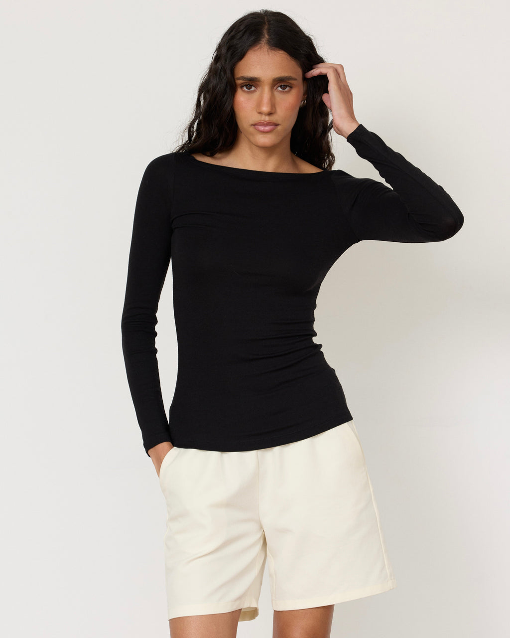 Lane Boatneck Top